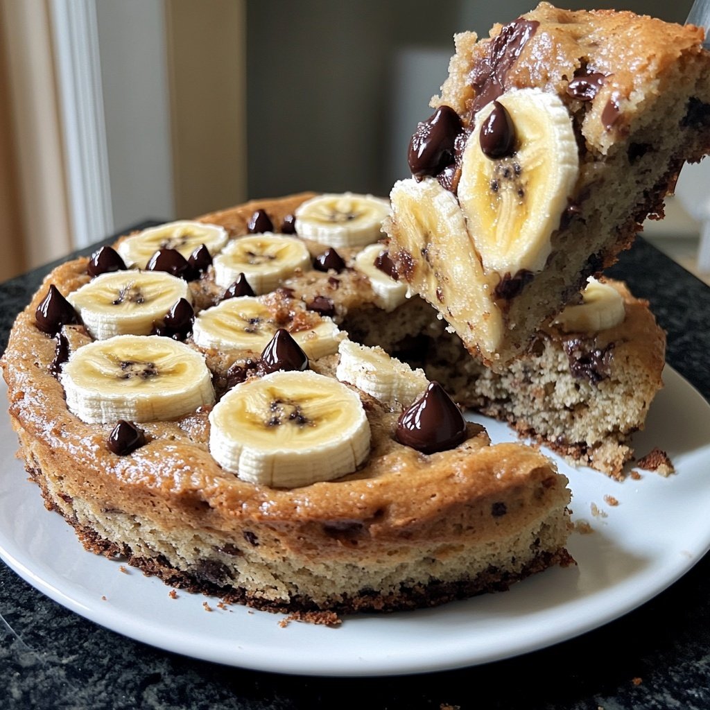 Bananenkuchen mit Schokotropfen
