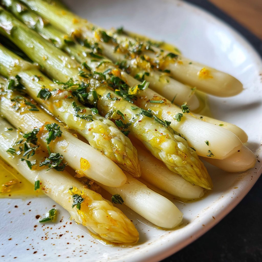 Grüner Spargel Mit Zitronensauce