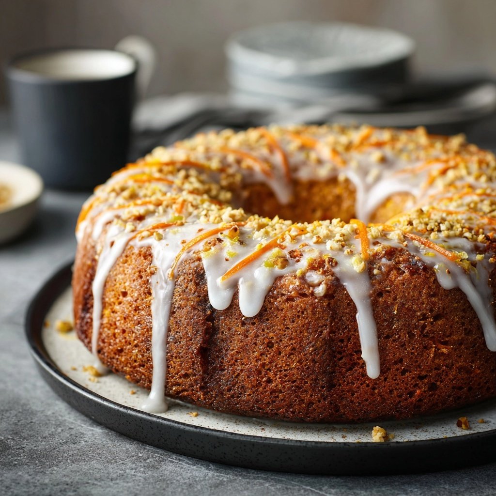 Karottenkuchen Mit Zitronenguss