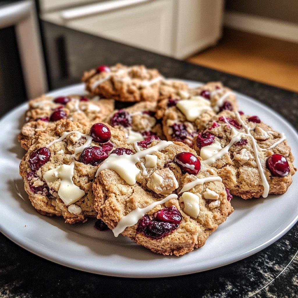 Cranberry-Weiße-Schokolade-Kekse