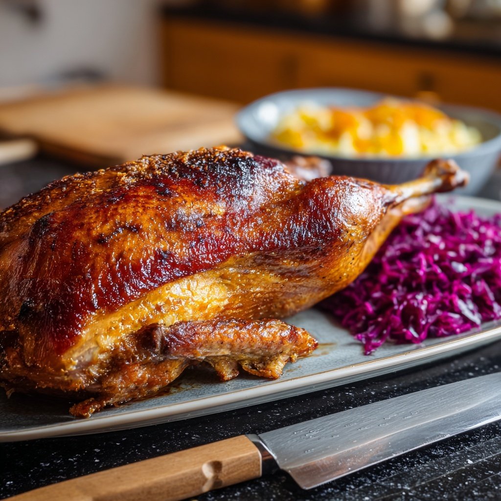 Saisonal & Festlich Weihnachtsgans mit Rotkohl